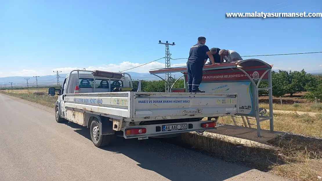 MOTAŞ'tan Duraklara Bakım Onarım