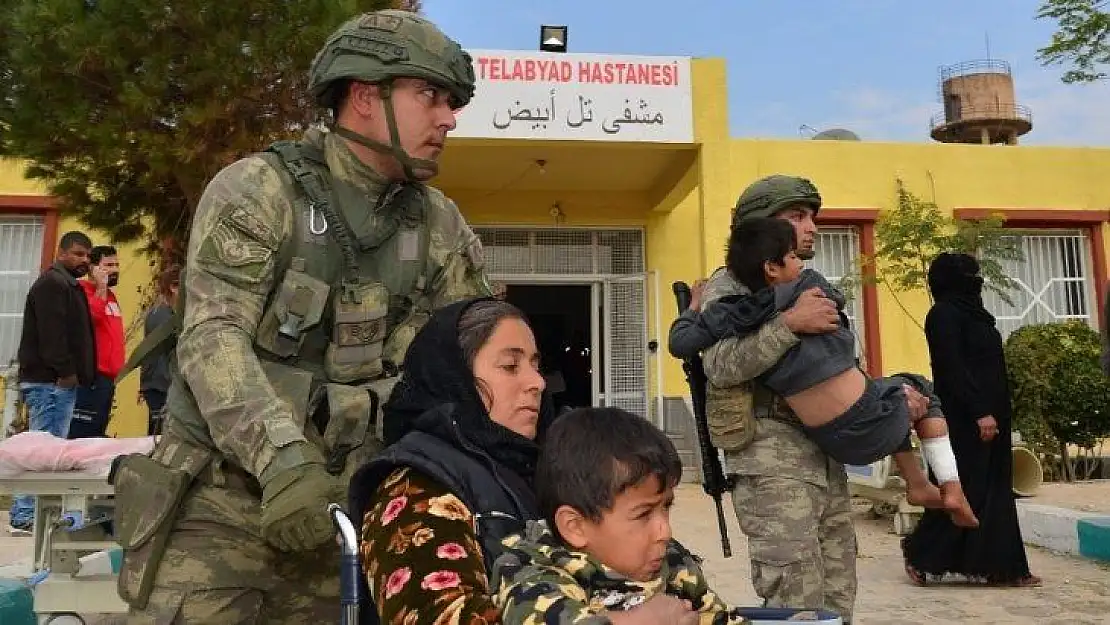 MSB: 'PKK/YPG'nin karargah haline getirdiği Tel Abyad Hastanesi onarıldıktan sonra yaraları sarmaya devam ediyor'