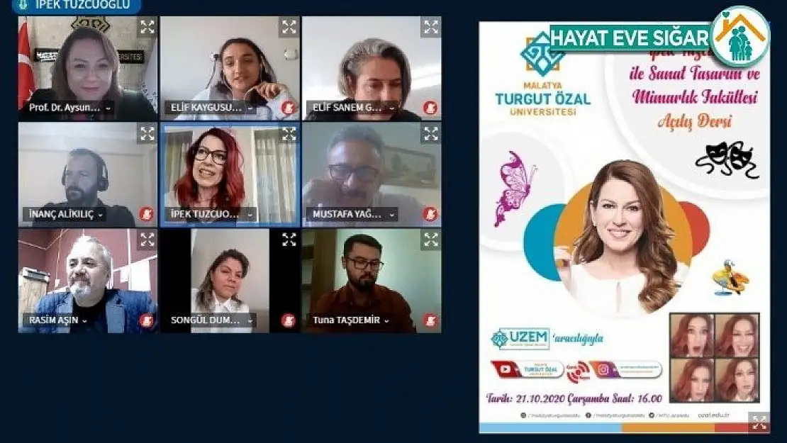 MTÜ Sanat Tasarım ve Mimarlık Fakültesi açılış dersi Sanatçı Tuzcuoğlu'ndan