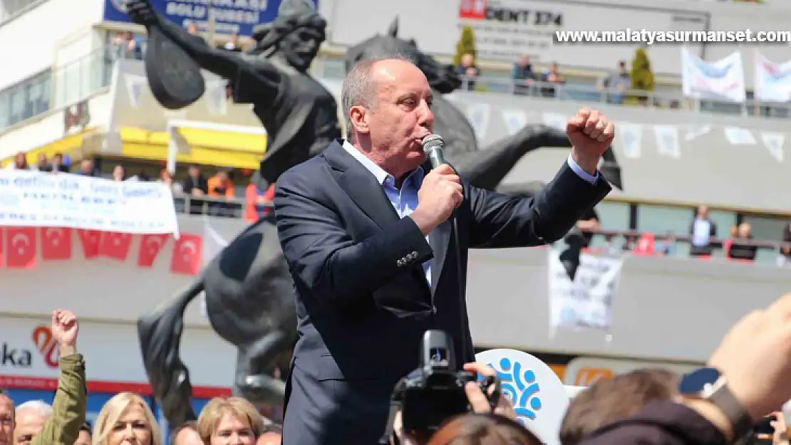 Muharrem İnce, ilk mitinginde CHP'nin listesini bu sözlerle eleştirdi