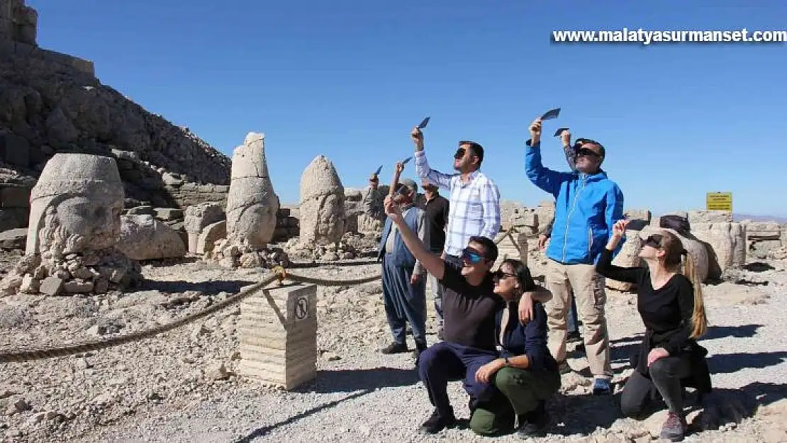 Nemrut Dağı zirvesinde güneş tutulması heyecanı