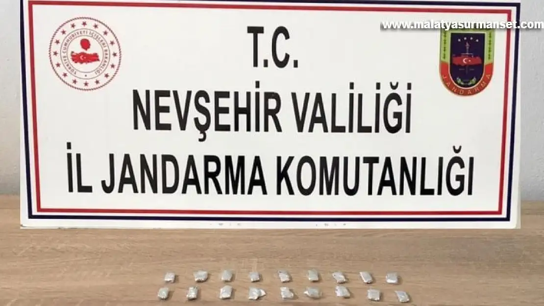 Nevşehir'de uyuşturucu operasyonunda 1 tutuklama