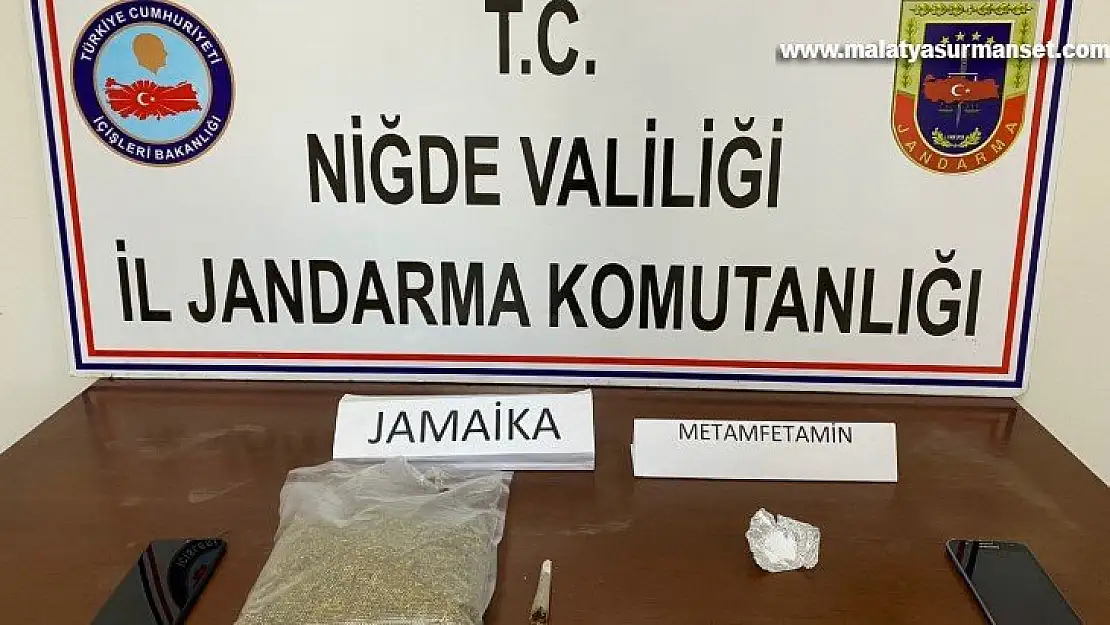 Niğde'de 1 kilo Jamaika ele geçirildi