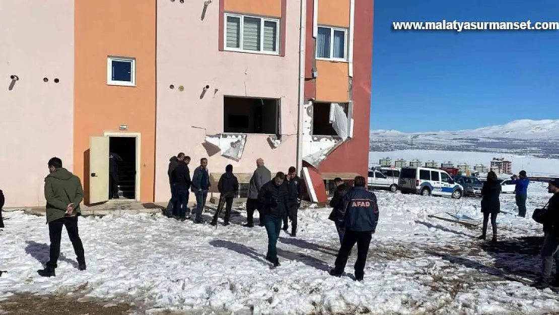 Niğde'de 4 katlı binada patlama: 2 yaralı