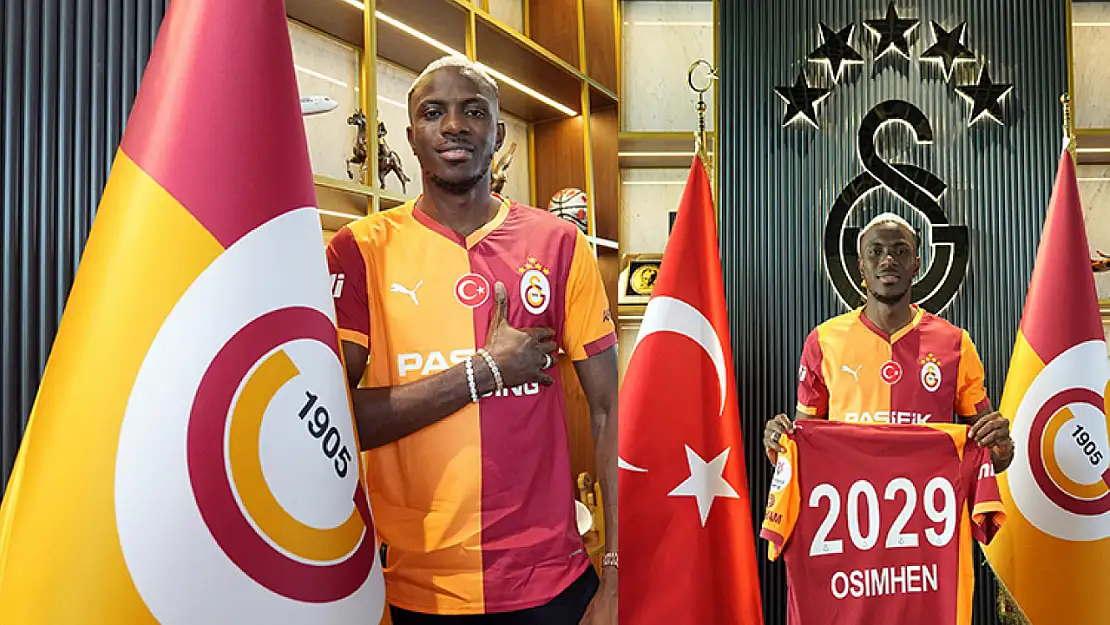 4 Yıllık Dev Sözleşme! Osimhen Artık Galatasaray'ın Oyuncusu