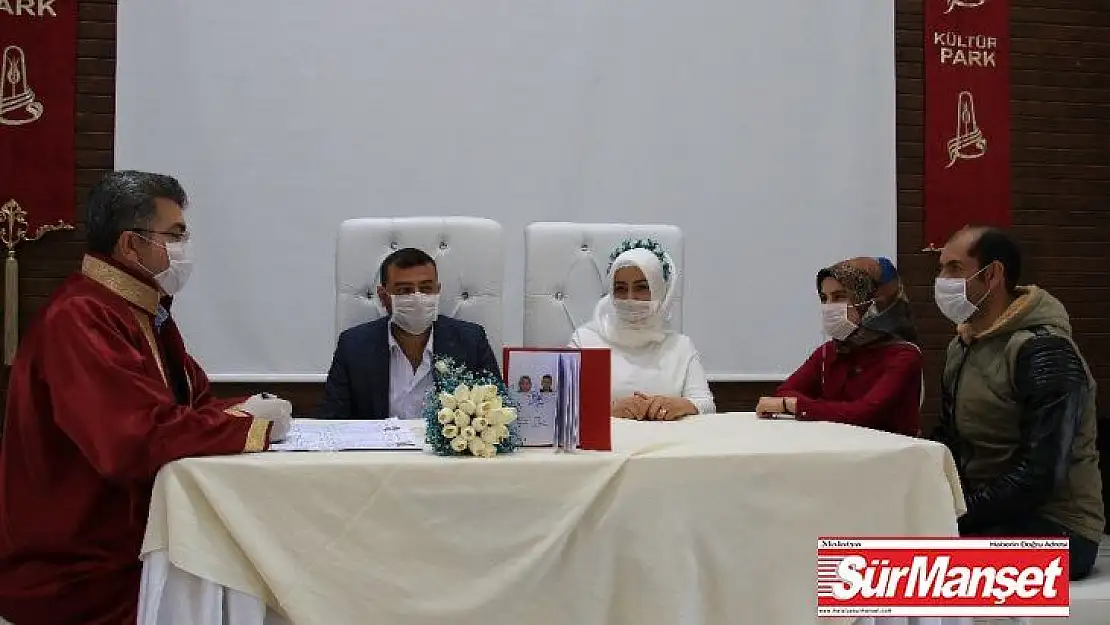 Nikah törenlerinde sıkı korona virüs önlemi