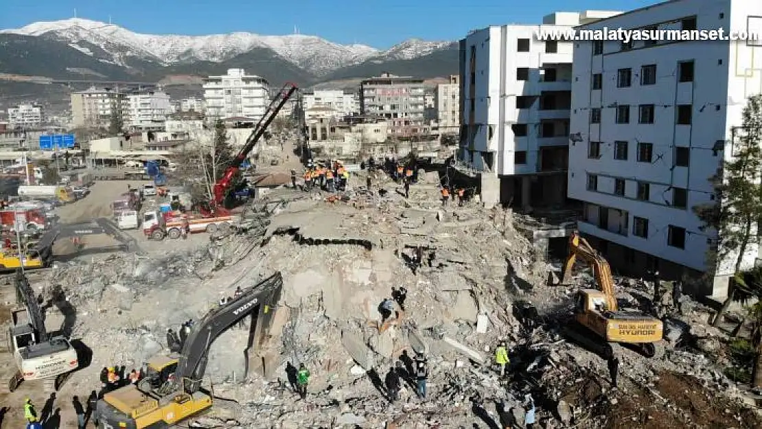 Nurdağı'ndaki durum dron ile havadan görüntülendi