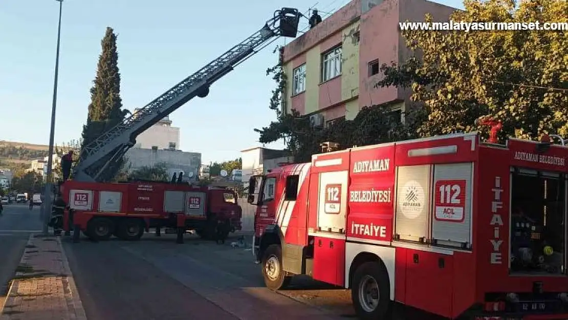 Odunluk yangınını söndürmek isterken başka odunluğu yaktılar