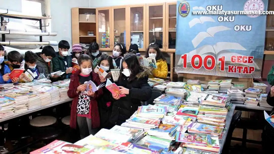 Öğrenciler 1001 gecede 1001 kitap okudu