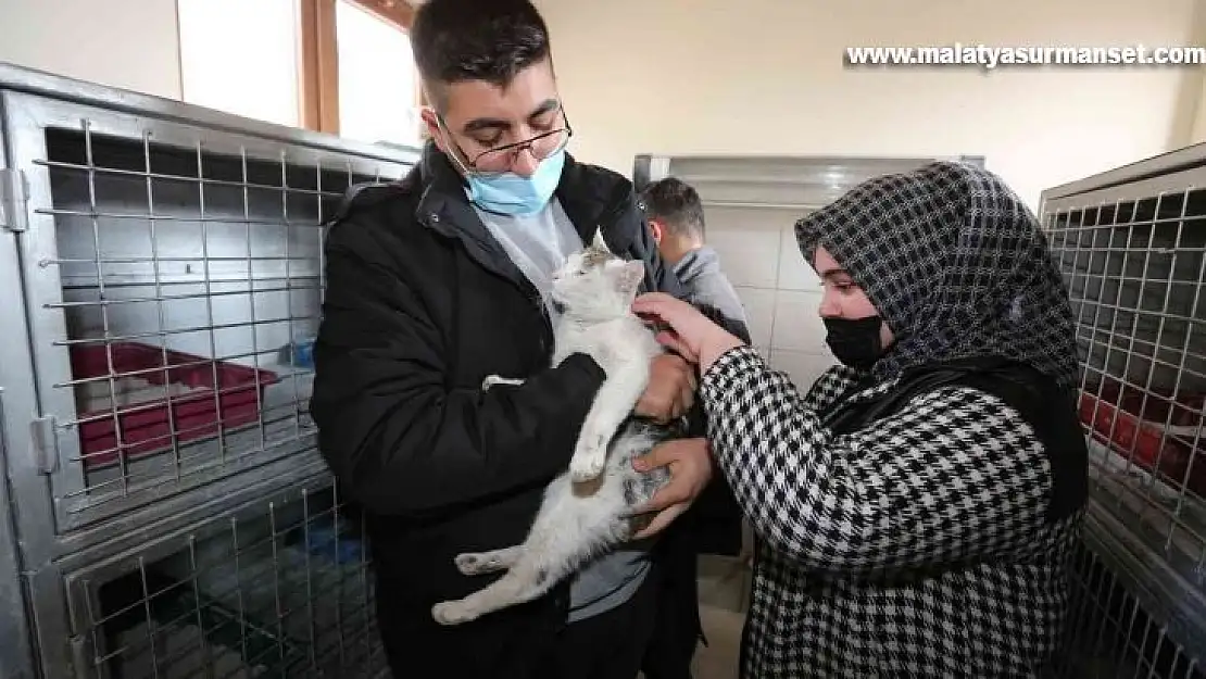 Öğrenciler minik dostları ile bir araya geldi