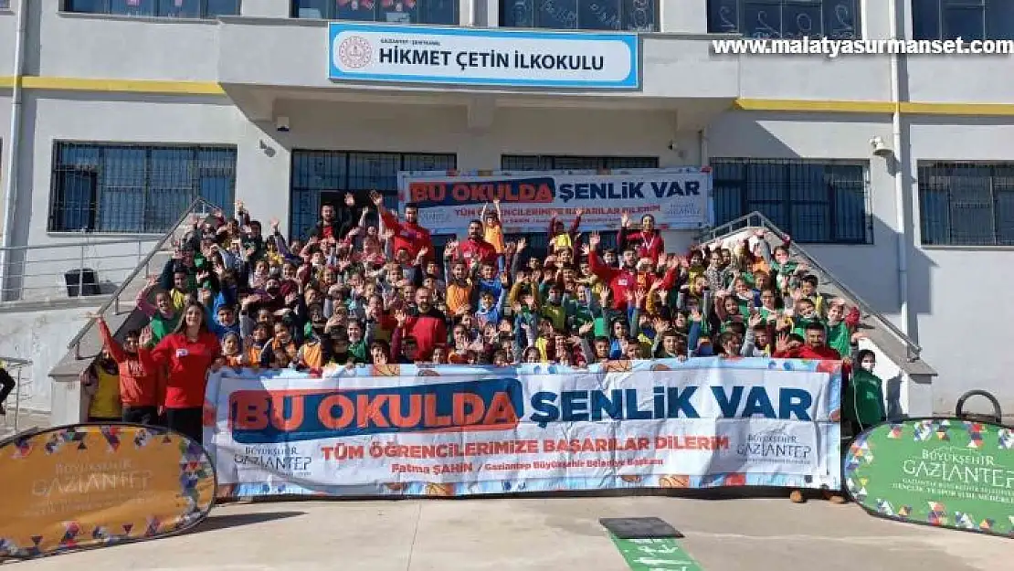 Okulda Şenlik Var projesi sporla farkındalık oluşturuyor