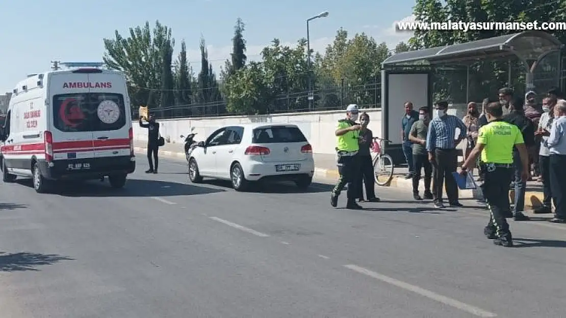 Okuldan çıkan öğrenciye otomobil çarptı: 1 yaralı