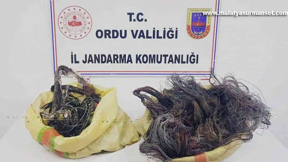 Ordu'da kablo hırsızlığı ve sahte içki üretimi yapan yabancı uyruklu şahıs tutuklandı