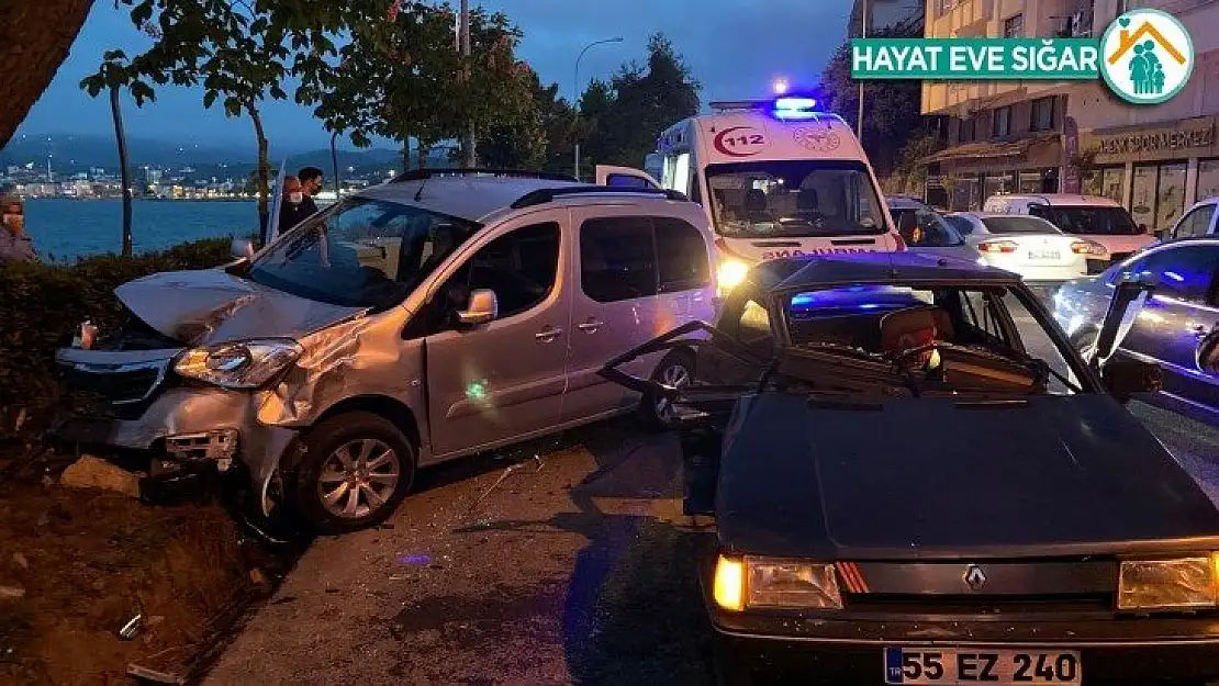 Ordu'da otomobille kamyonet çarpıştı: 4 yaralı