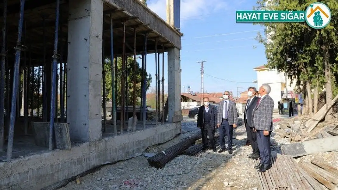 Orduzu gençlik merkezinde inşaat çalışmaları yeniden başladı