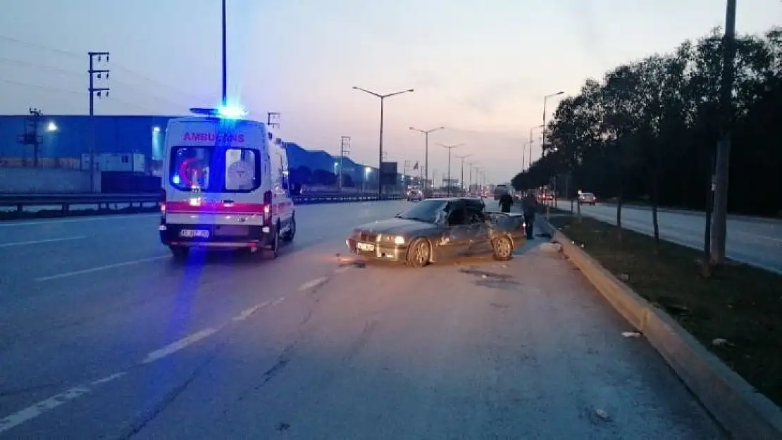 Otomobil ile tır çarpıştı: 1 yaralı