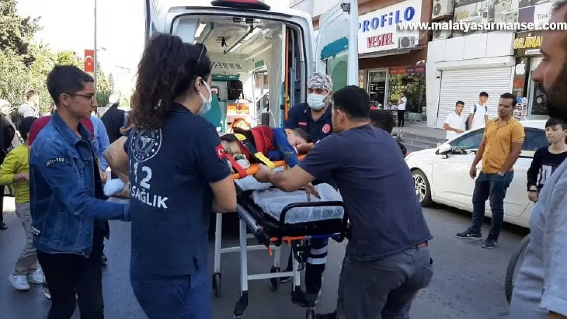 Otomobilin çarptığı öğrenci ağır yaralandı