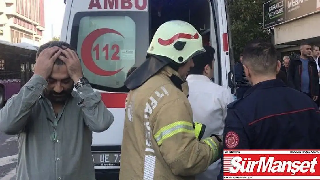  Bastığı cam kırılınca 4. kattan düşen iş adamı yaralandı