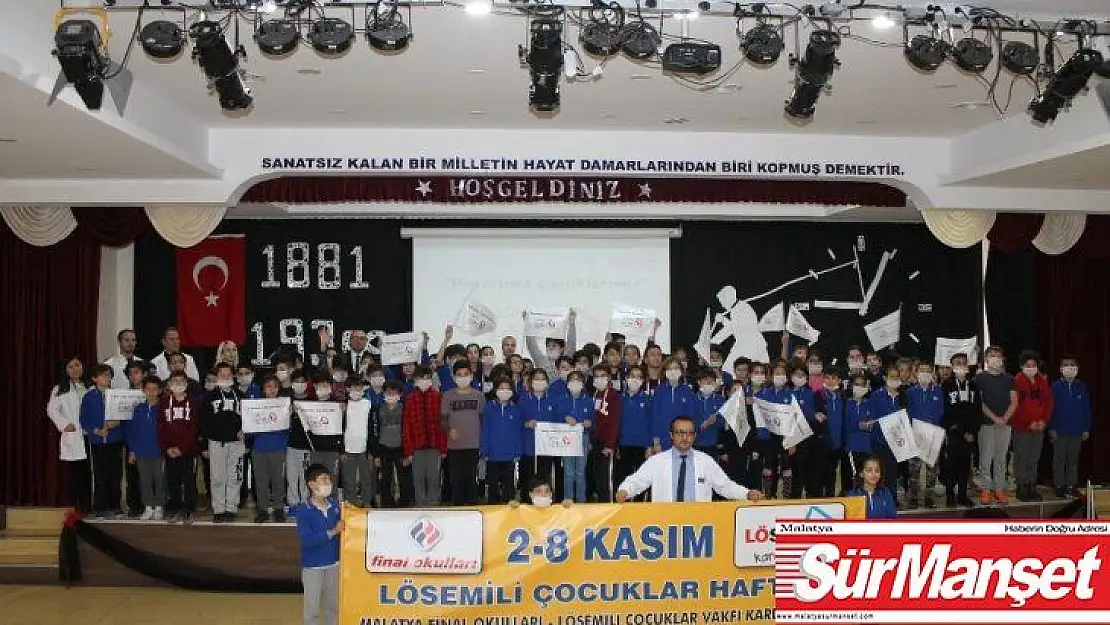 Özel Malatya Final Okullarından LÖSEV'e destek
