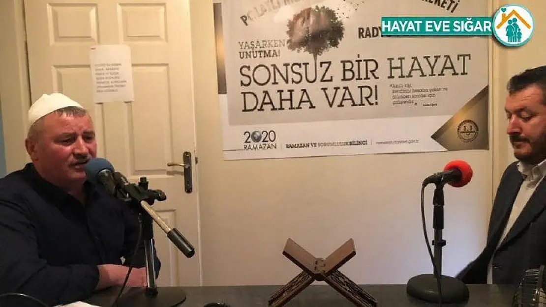 Polatlı'da radyo ve sosyal medya üzerinden Ramazan Mukabelesi