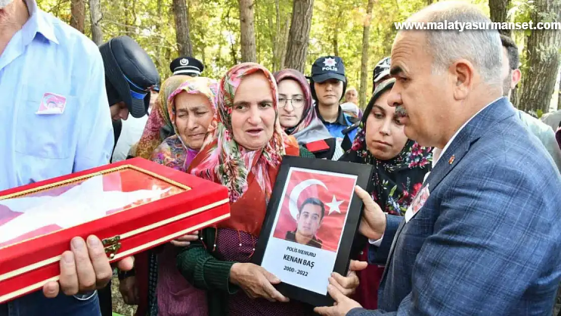 Polis Memuru Kenan Baş, son yolculuğuna uğurlandı