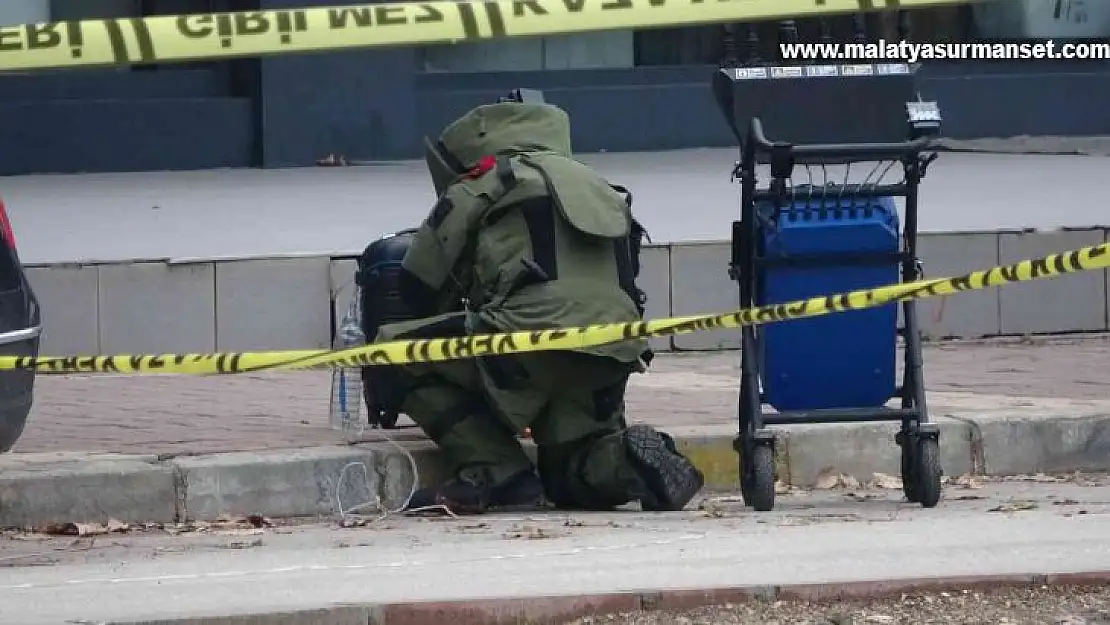 Polis merkezi yakınında şüpheli valiz paniği