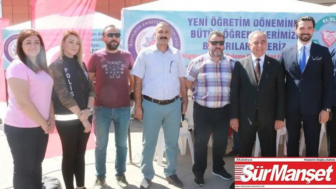 Polislerden üniversite öğrencilerine bilgi standı