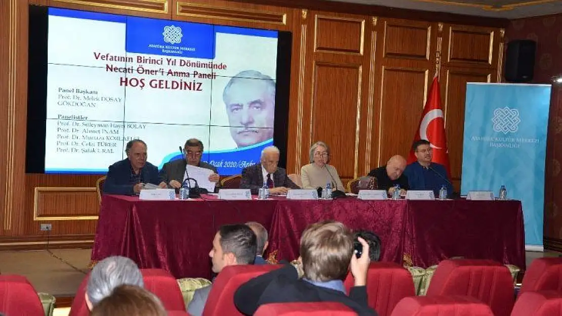 Prof. Dr. Necati Öner, vefatının birinci yıldönümünde anıldı