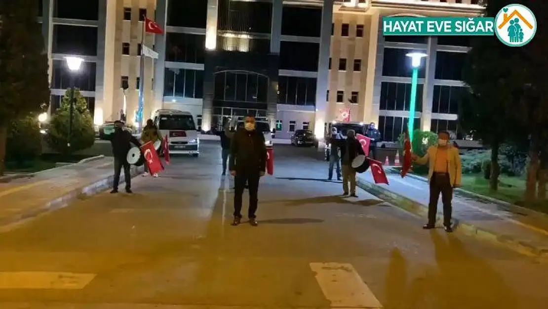 Pursaklar'da Ramazan davulcuları iş başında