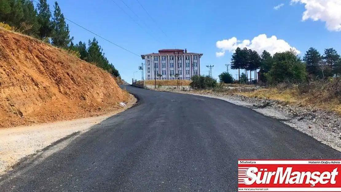 Pütürge'de yol çalışmaları devam ediyor