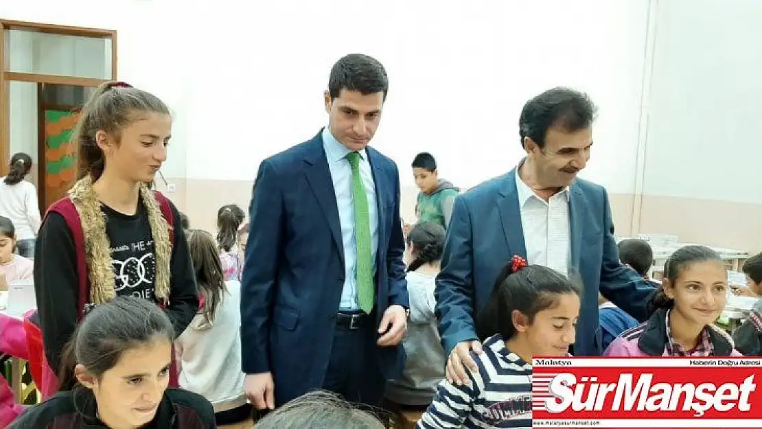 Pütürge Kaymakam Recep Aydın, okul denetledi