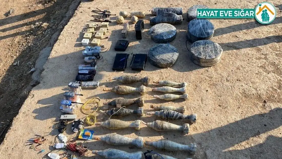 Resulayn'da terör örgütüne ait çok sayıda mühimmat ele geçirildi