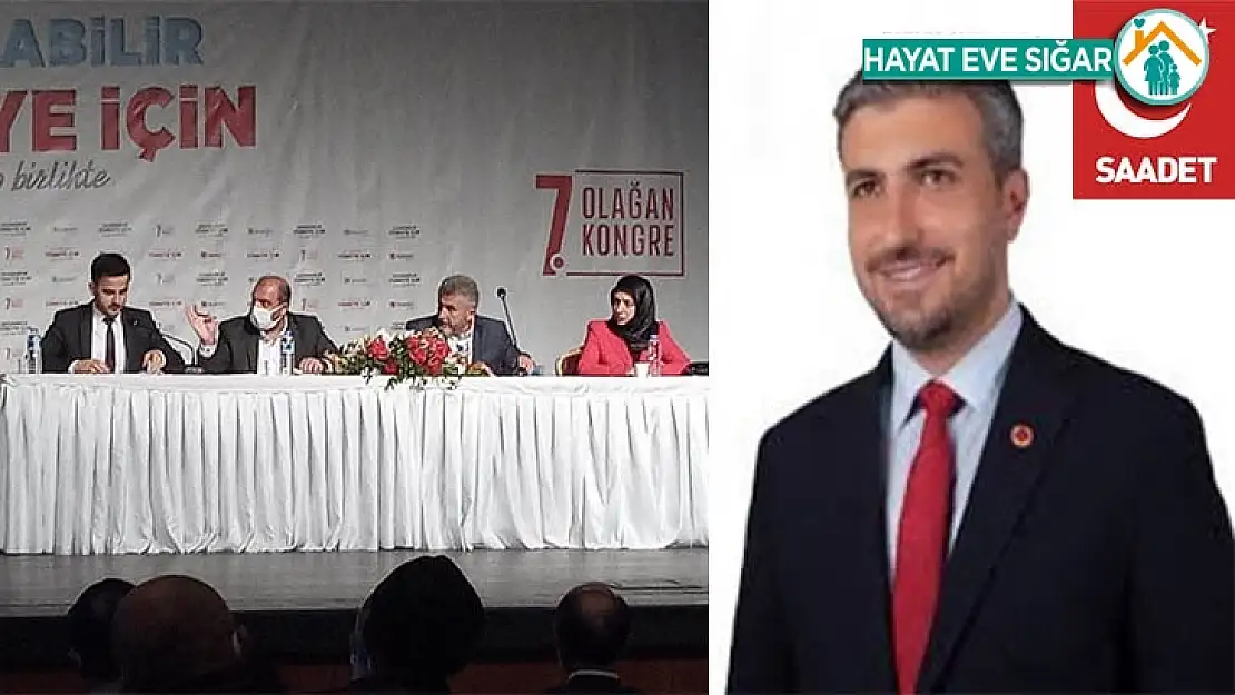 Saadet Partisinde Osman Marasalı Yeniden İl Başkanlığı Görevine Seçildi.