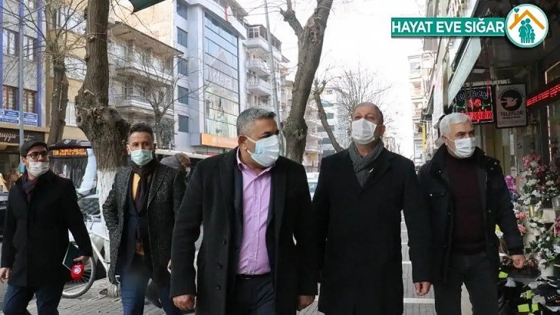 Sadıkoğlu'ndan esnaf ziyareti