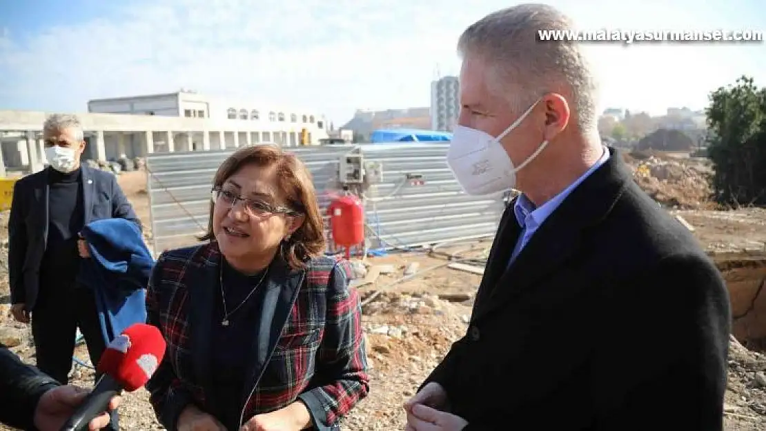 Şahin, millet bahçesi çalışmalarını yerinde inceledi