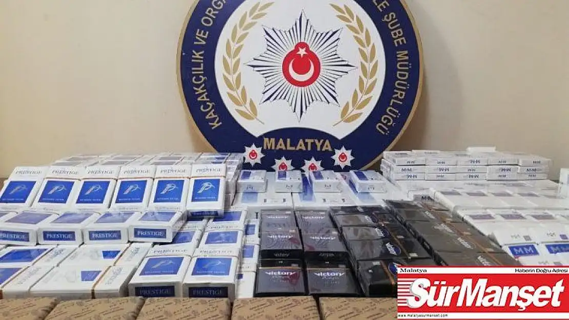 Sahte içki ve sigara ele geçirildi