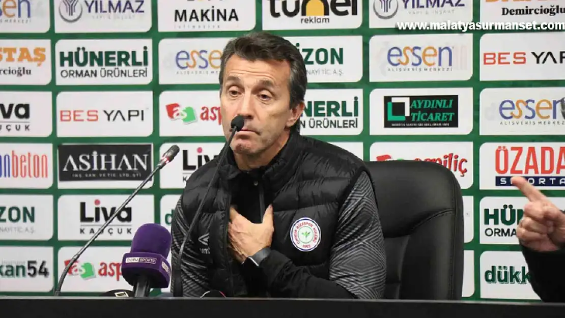 Sakaryaspor - Çaykur Rizespor maçının ardından