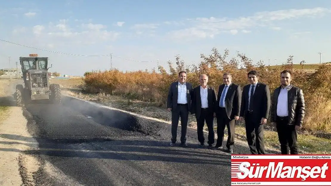 Samsat'ta yollarda yama çalışması başladı