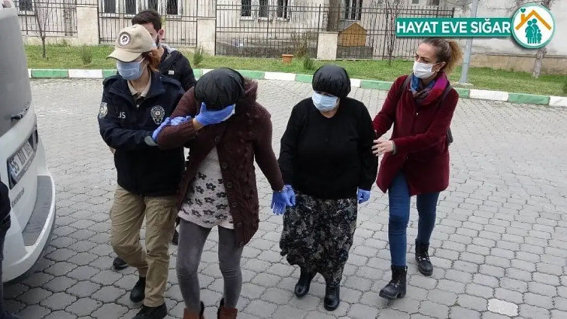 Samsun'da 10 günlük bebeğini sokağa terk eden kadın ile annesi adliyede