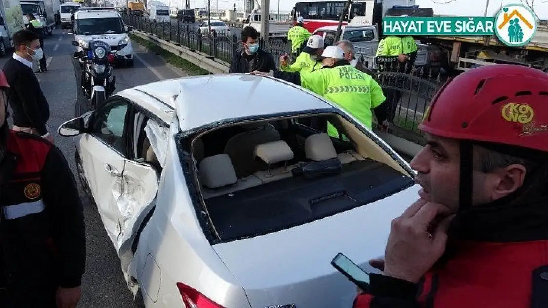 Samsun'da trafik kazası: 5 yaralı