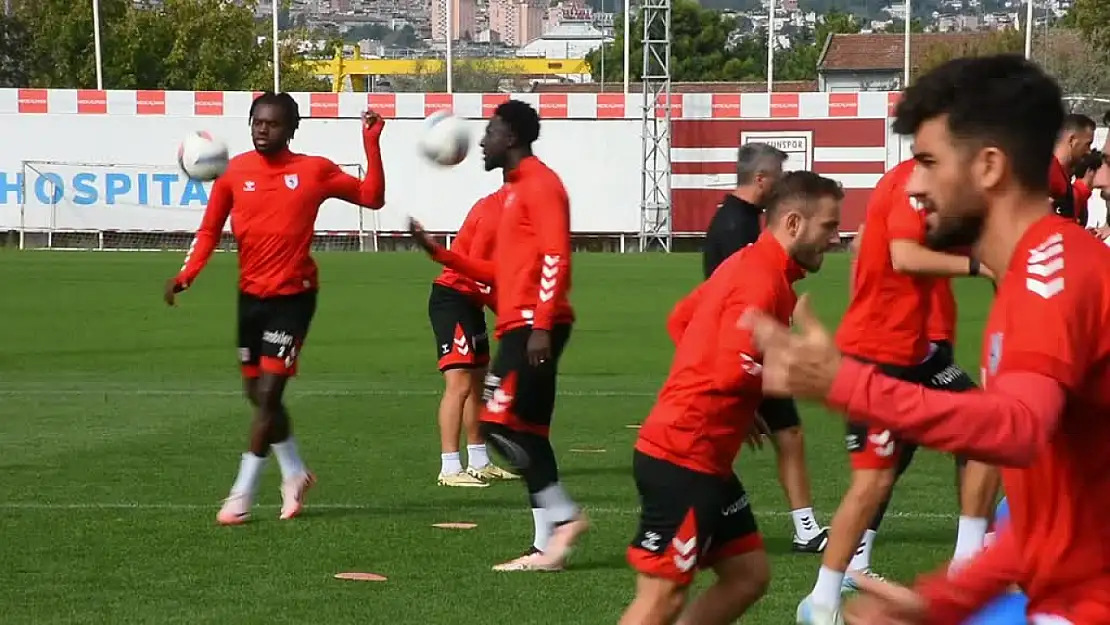 Samsunspor, Fenerbahçe maçının hazırlıklarını sürdürdü