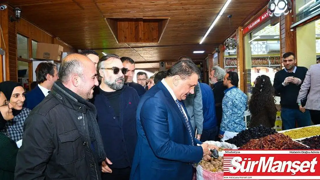 Sanatçılar kayısı pazarında