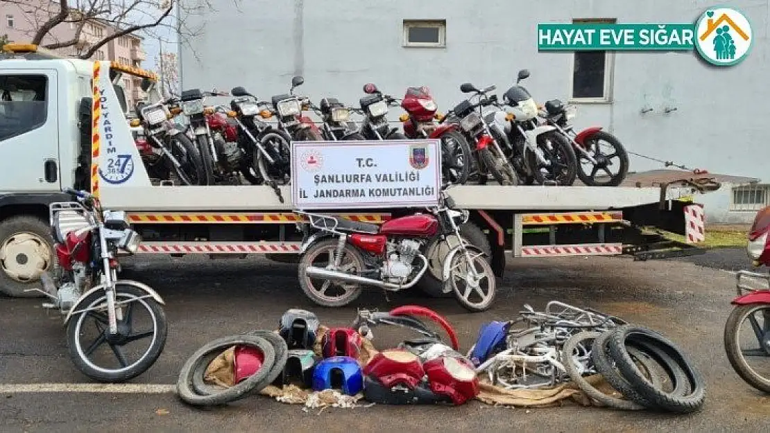 Şanlıurfa'da motosiklet şebekesine operasyon: 6 gözaltı