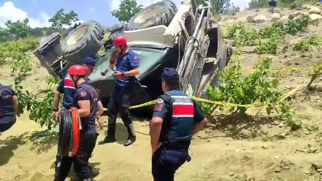 Şarampole Devrilen Kepçenin Operatörü Öldü