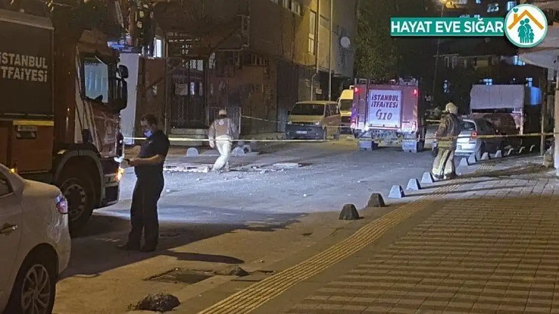 Sarıyer'de korkutan patlama: Mahalleli sokağa döküldü