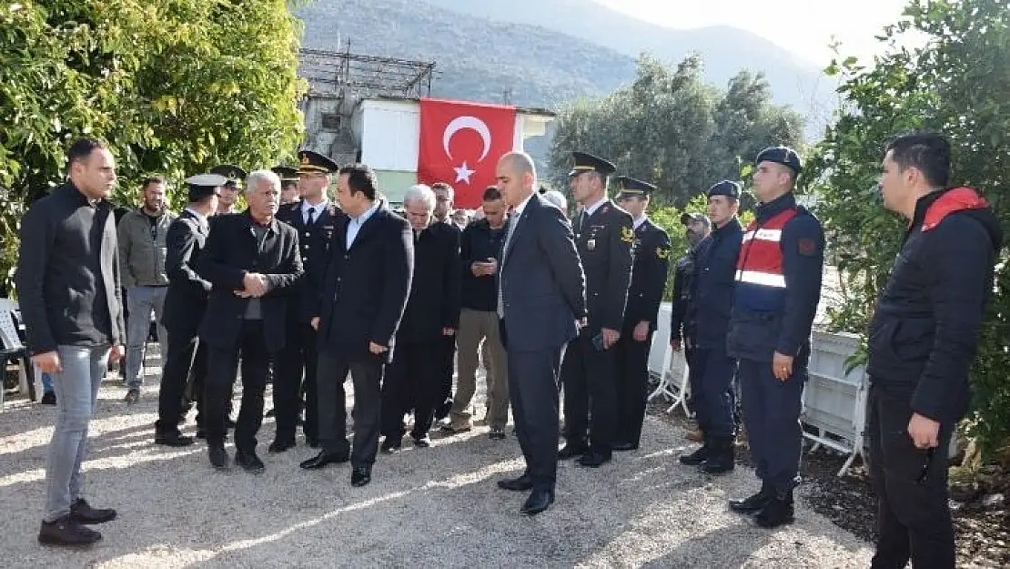Şehidin acı haberi Finike'deki ailesine ulaştı