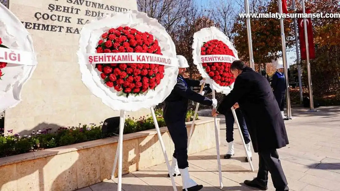 Şehit Kamil ve annesi ile Özdemir bey için tören düzenlendi