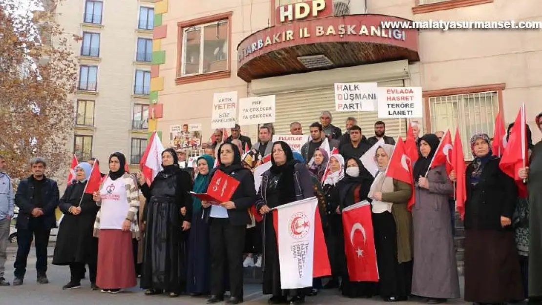 Şehit ve gazi yakınları ile evlat nöbetindeki ailelerden PKK ve HDP'ye gözdağı