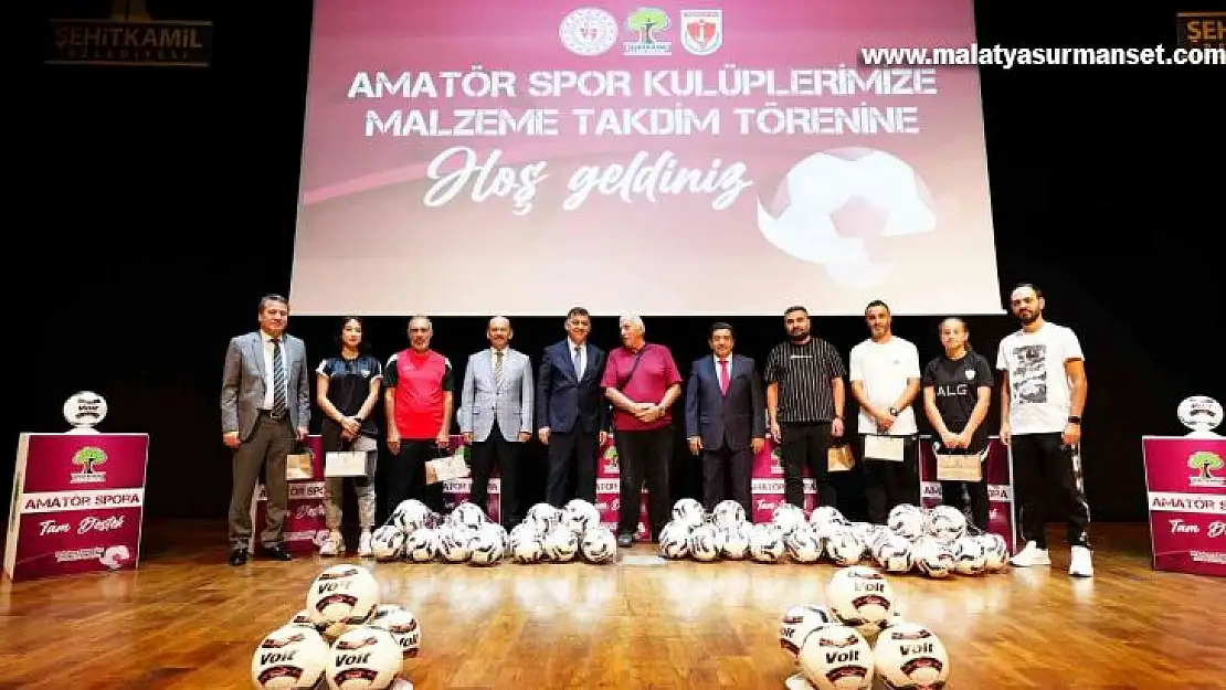 Şehitkamil'de amatör spor kulüplerine destek