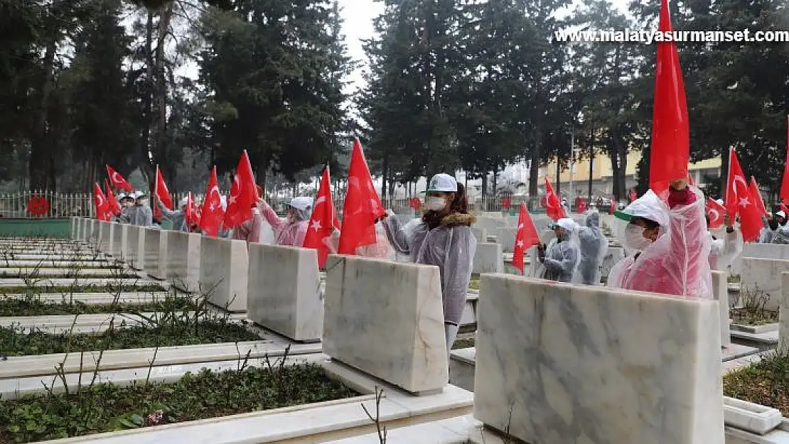 Şehitkamilli öğrencilerden şehitlik ziyareti